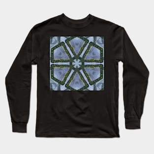 Abstract Sci-fi bio-tech Kaleidoscope pattern (Seamless) 13 Long Sleeve T-Shirt